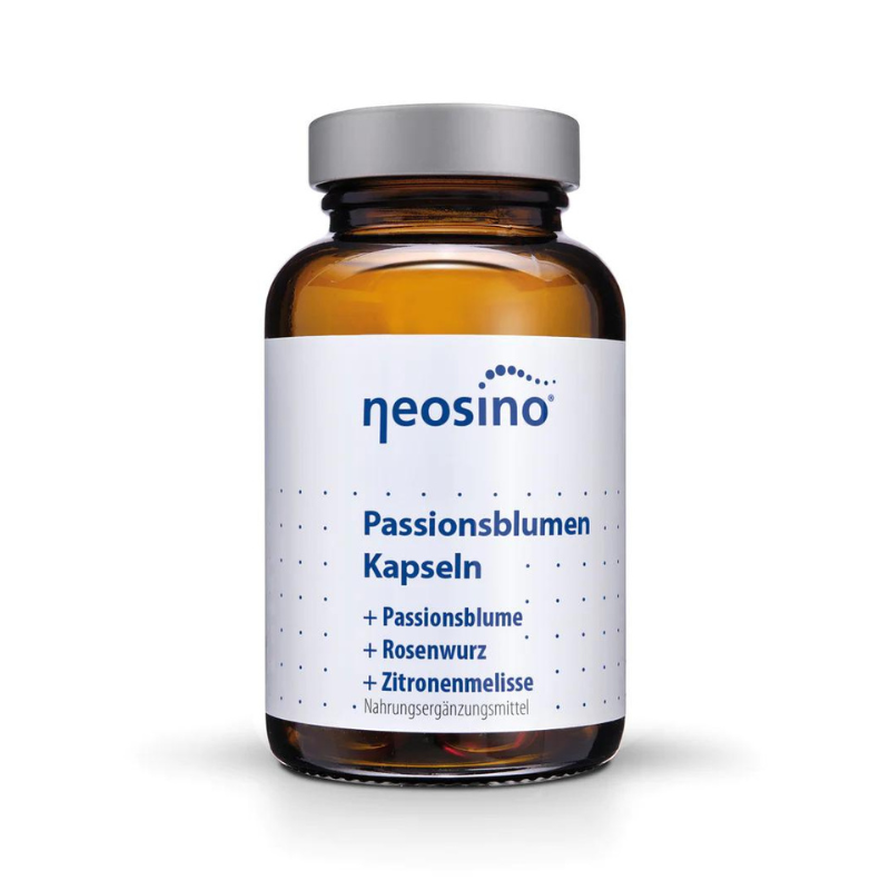Passionsblumenextrakt Kapseln von Neosino – pflanzliche Unterstützung bei Stress und Schlafproblemen