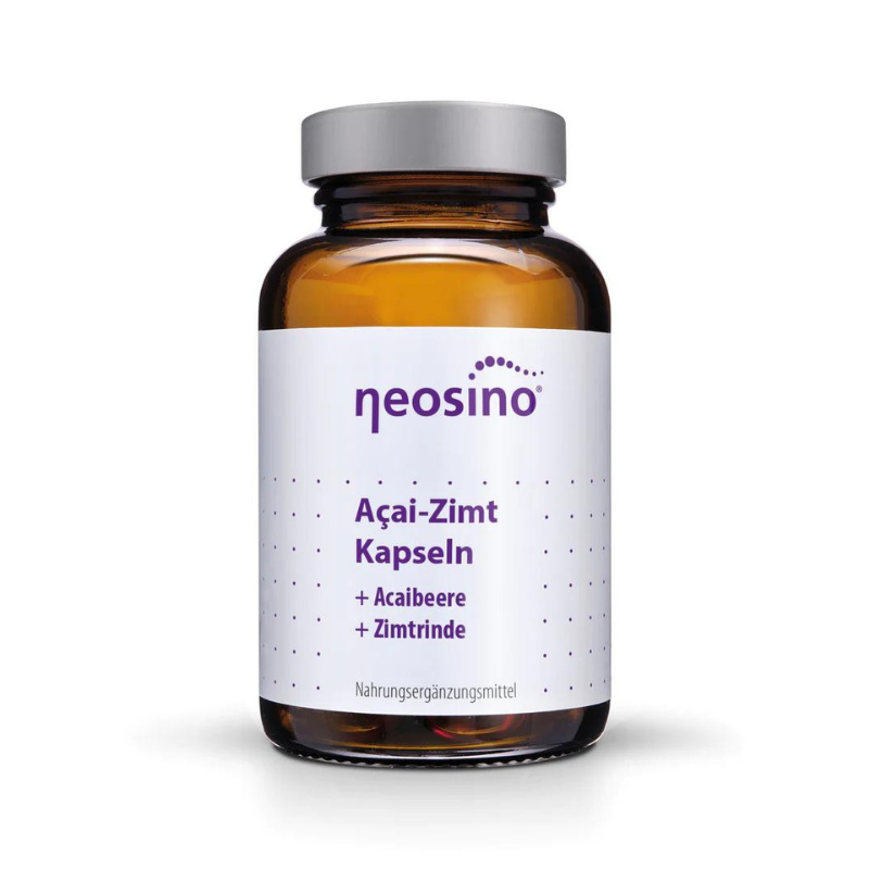 Acai Zimt Kapseln von Neosino – Superfood-Kombination für Zellschutz, Energie und Stoffwechsel