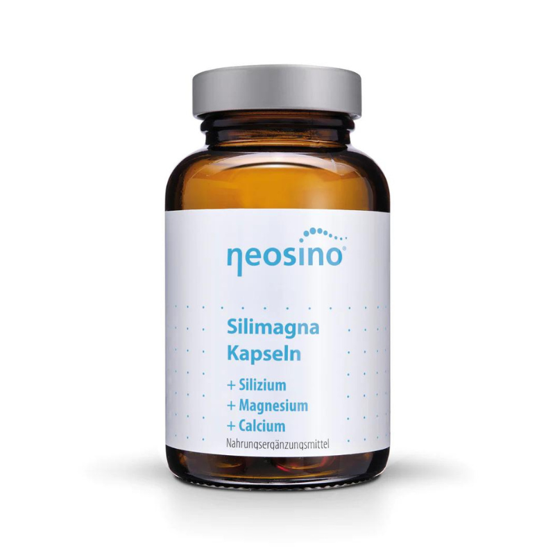 Nano-Silizium Kapseln von Neosino – hoch bioverfügbares Silizium zur Unterstützung von Haut, Haaren, Nägeln und Zellgesundheit